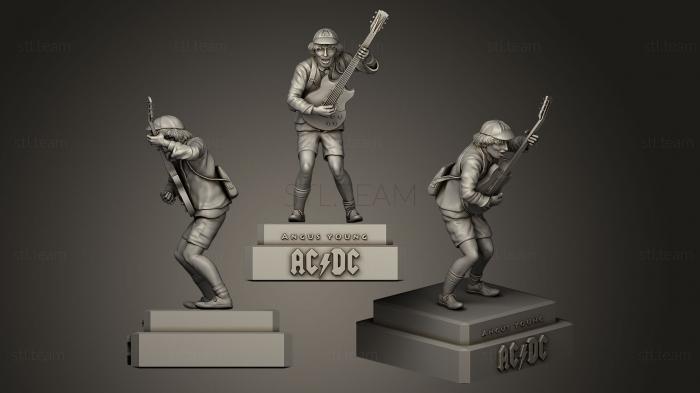 3D model Angus young ACDC (STL)